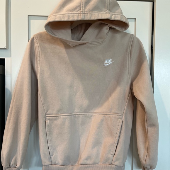 Nike Sportswear Club Fleece Hoodie & Jogger Set in Hemp Beige | Youth Medium - Picture 3 of 11